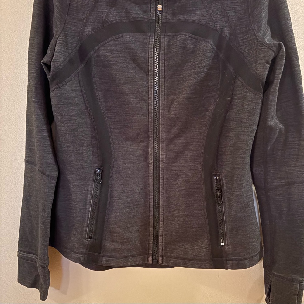 lululemon define athletica Dark Gray/black Jacket, size 10 - Picture 2 of 8